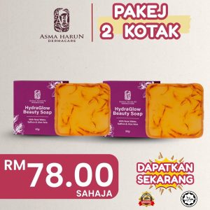 HydraGlow Beauty Soap – 2 Kotak