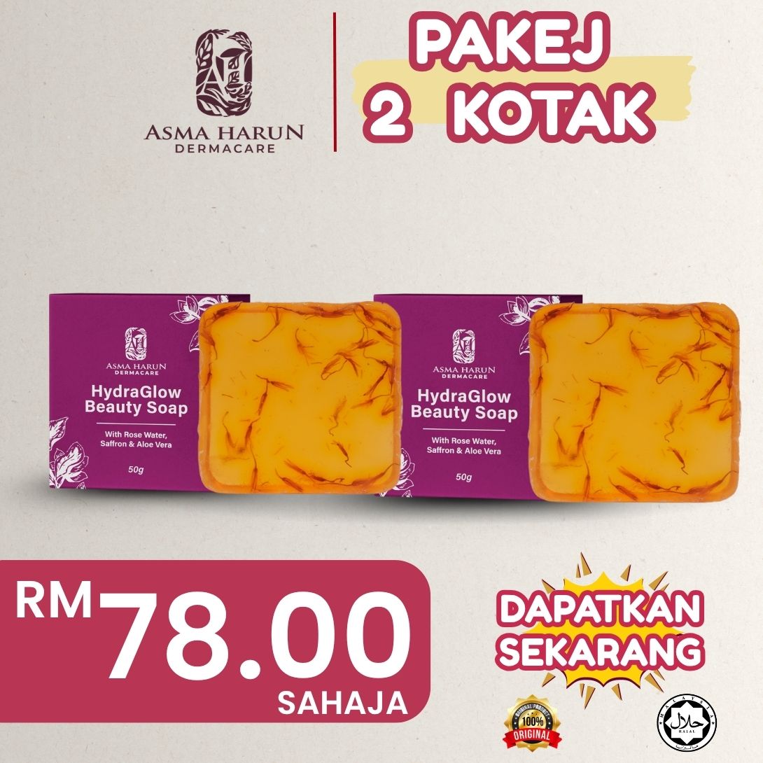 HydraGlow Beauty Soap – 2 Kotak